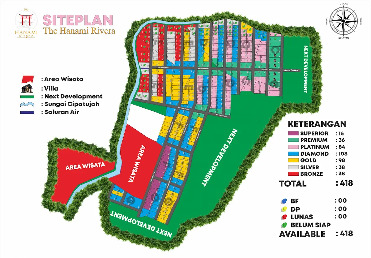Master Site Plan The Hanami Rivera